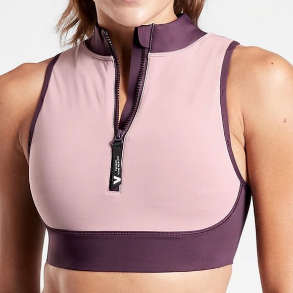 Athleta Legend Zip Front Bra A-C size M * - Picture 2 of 4